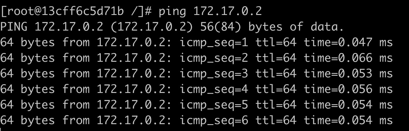 Docker单机网络下 