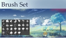 PS笔刷工具——手绘动漫利器|厚涂云草树