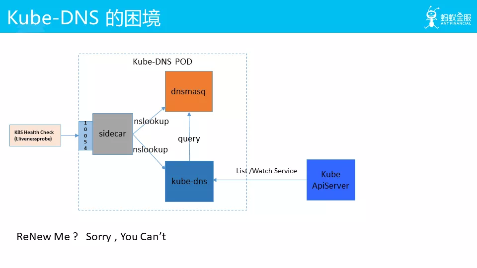 Kube-DNS 的困境