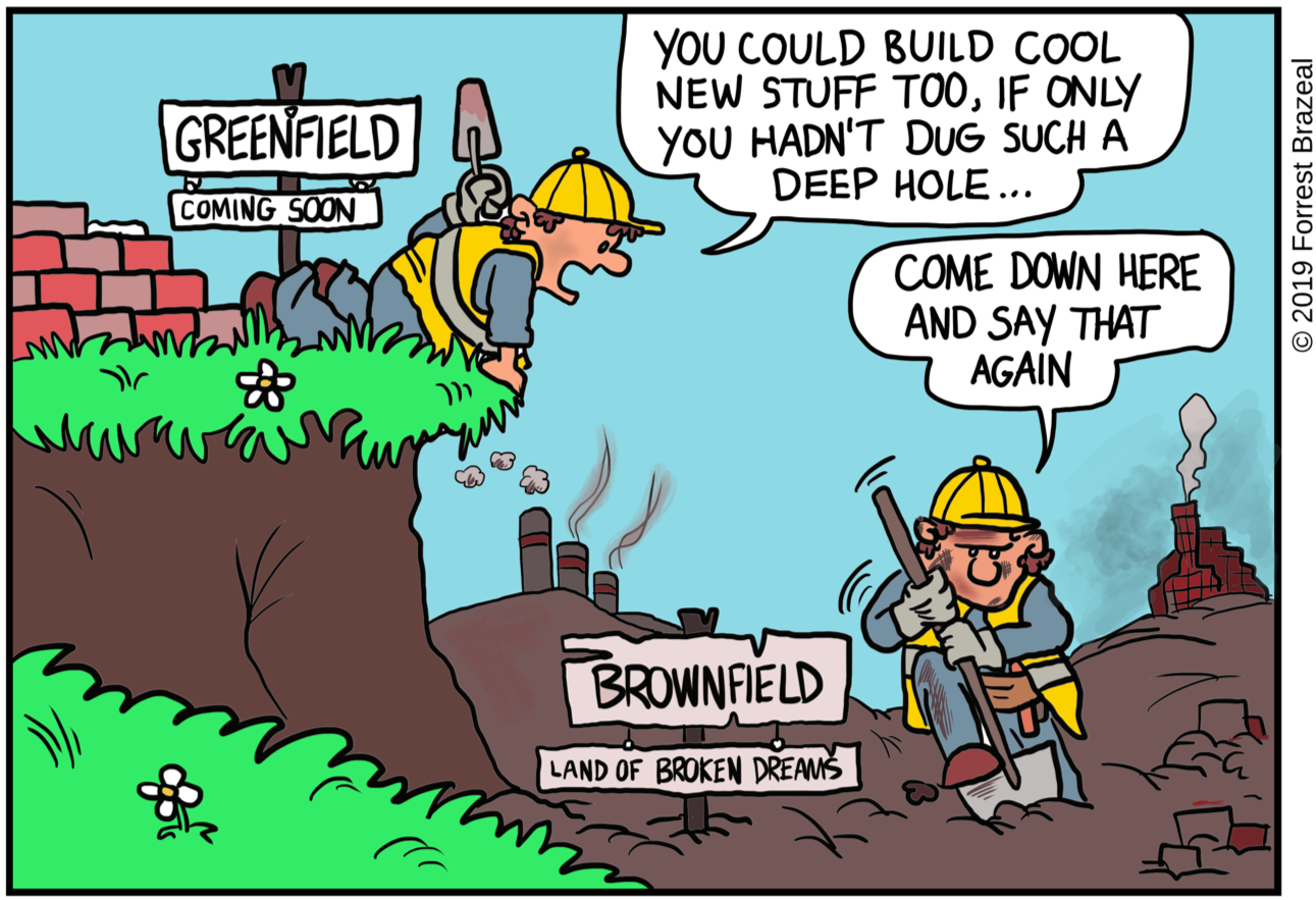 greenfield-brownfield