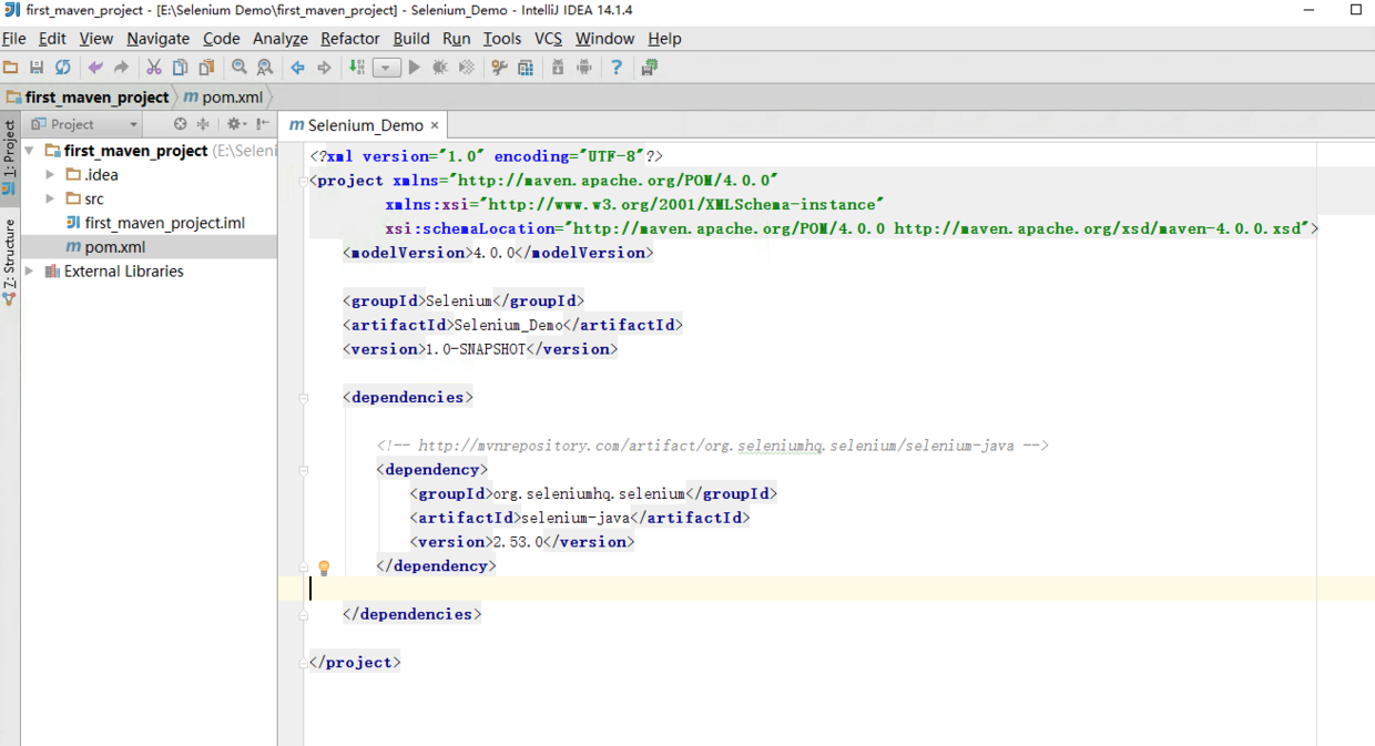 通过IDEA创建Selenium-maven工程 - 图6