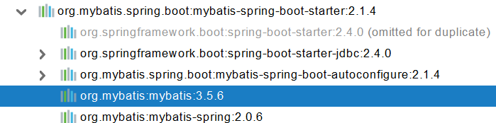 MyBatis 的 jar 包