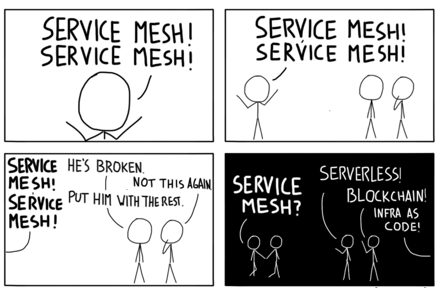 Service Mesh 漫画