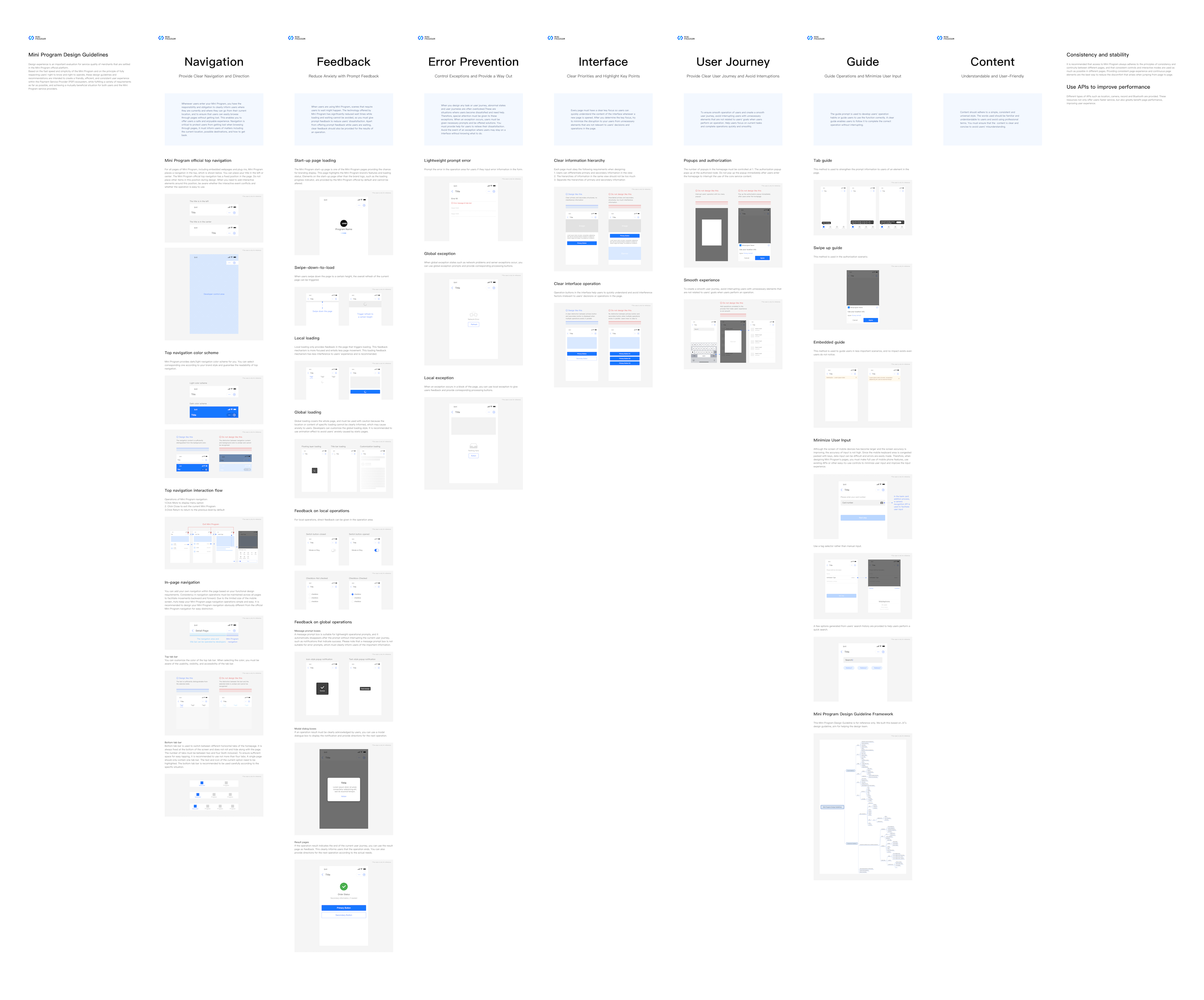 Mini Program Design Guidelines User Experience Design Guidelines