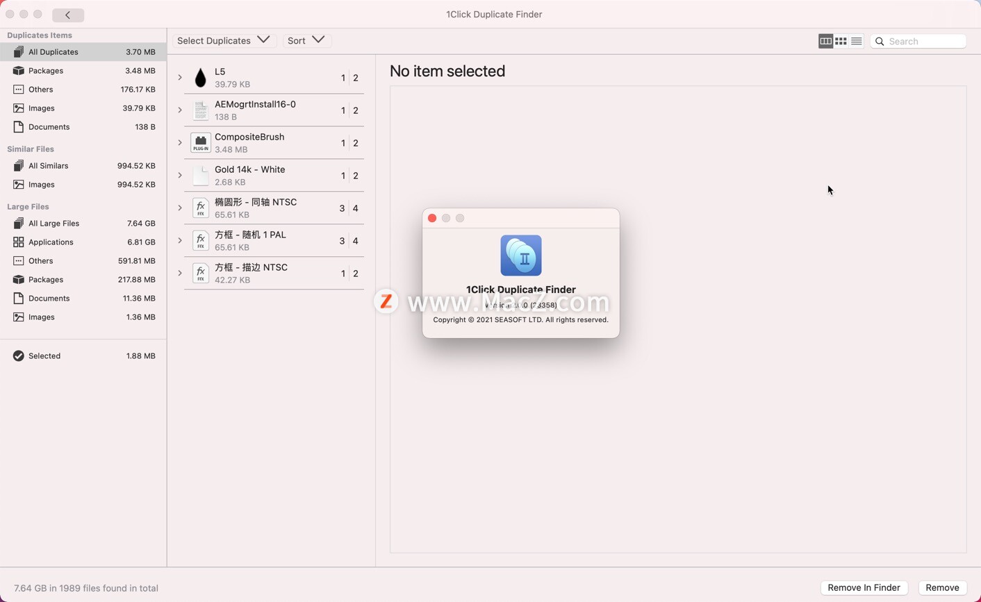 1Click Duplicate Finder for Mac(重复文件查找清理软件)2.0.0激活版 - 图1