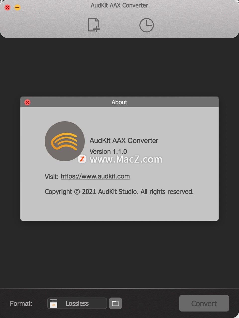 AudKit AAX Converter for Mac(有声读物转换工具)v1.1.0免激活版 - 图1