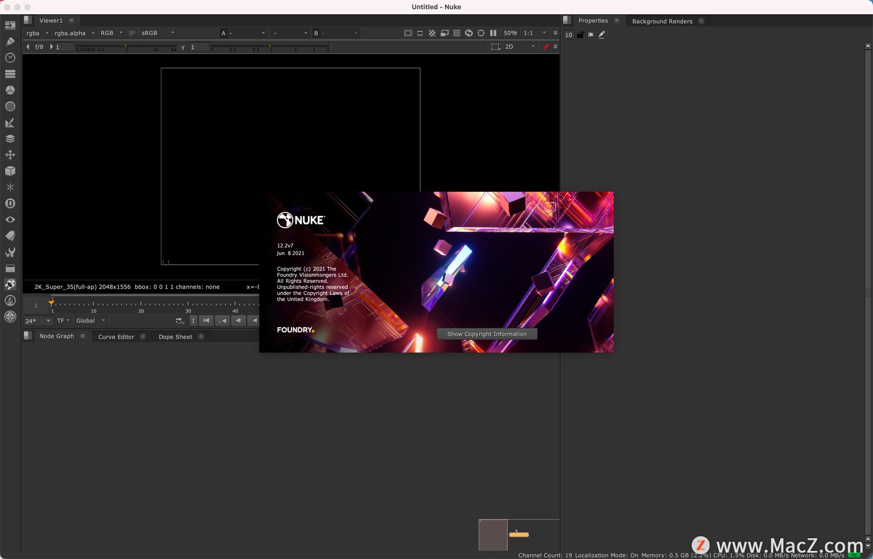 The Foundry NUKE 12 mac版(电影特效合成制作软件)v12.2v7激活版 - 图1