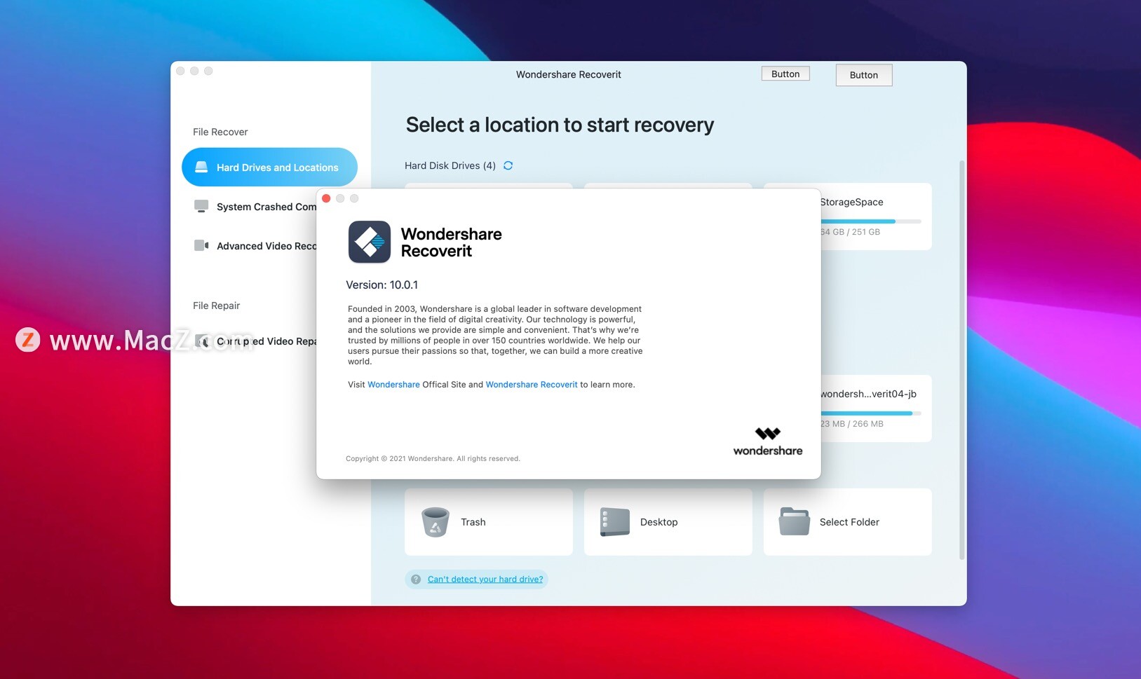 Wondershare Recoverit for Mac(万兴数据恢复软件)10.0.1.5 - 图1