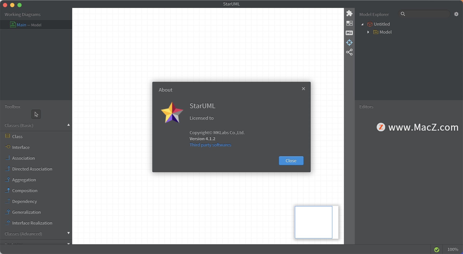 StarUML for Mac(UML软件建模器)4.1.2 - 图1