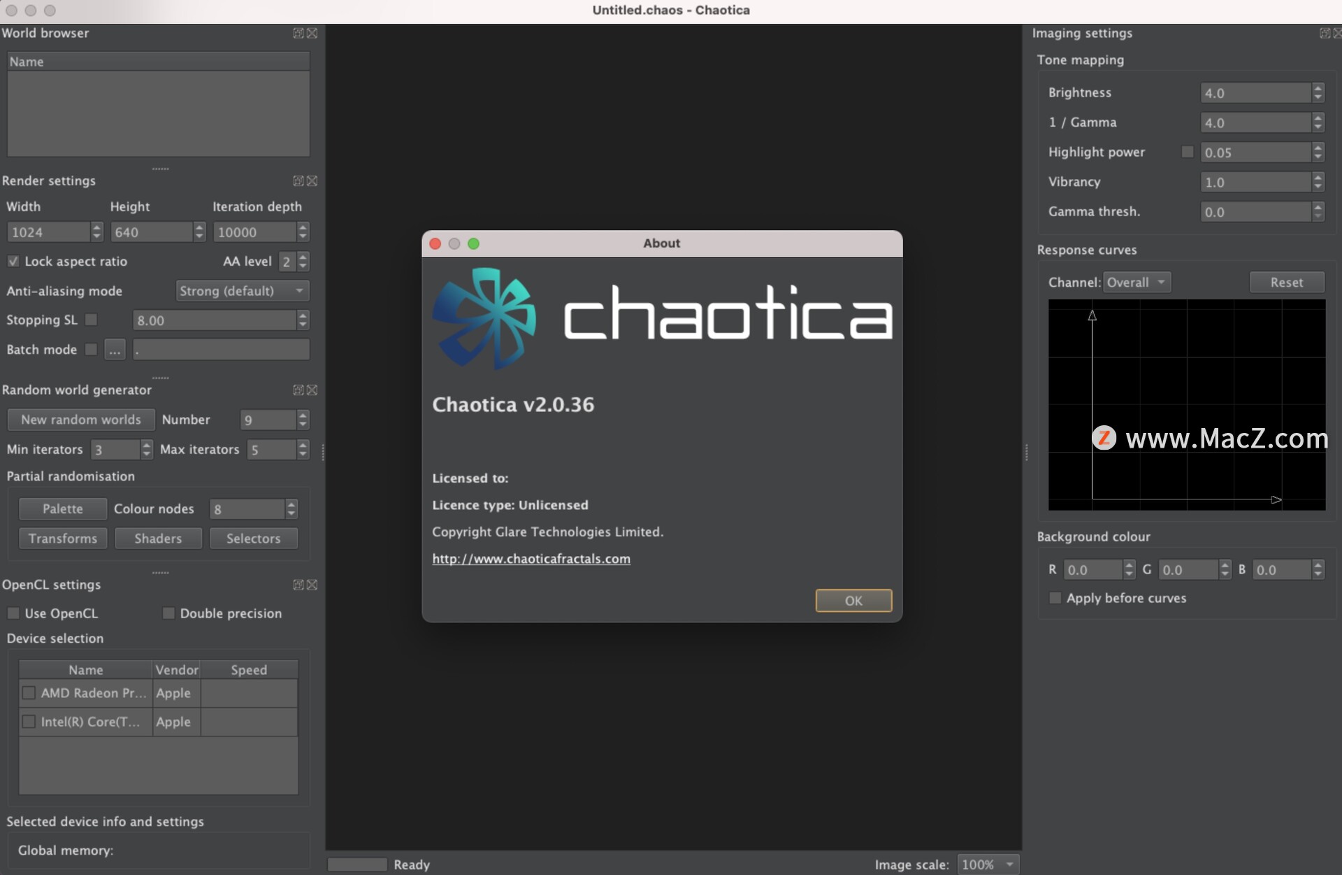 Chaotica for Mac(分形艺术图形设计工具)v2.0.36 - 图1