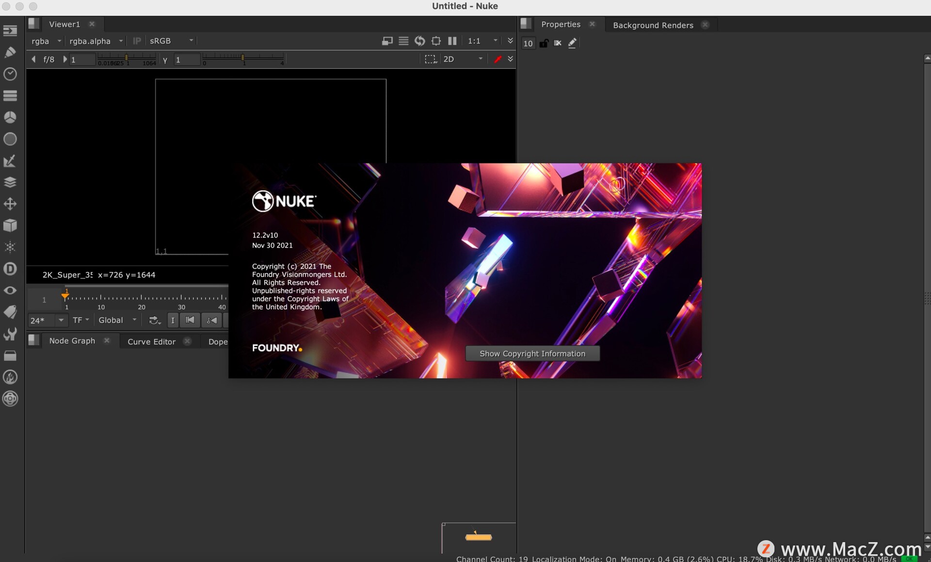 The Foundry NUKE 12 mac版(电影特效合成制作软件)支持m1v12.2v10 - 图1