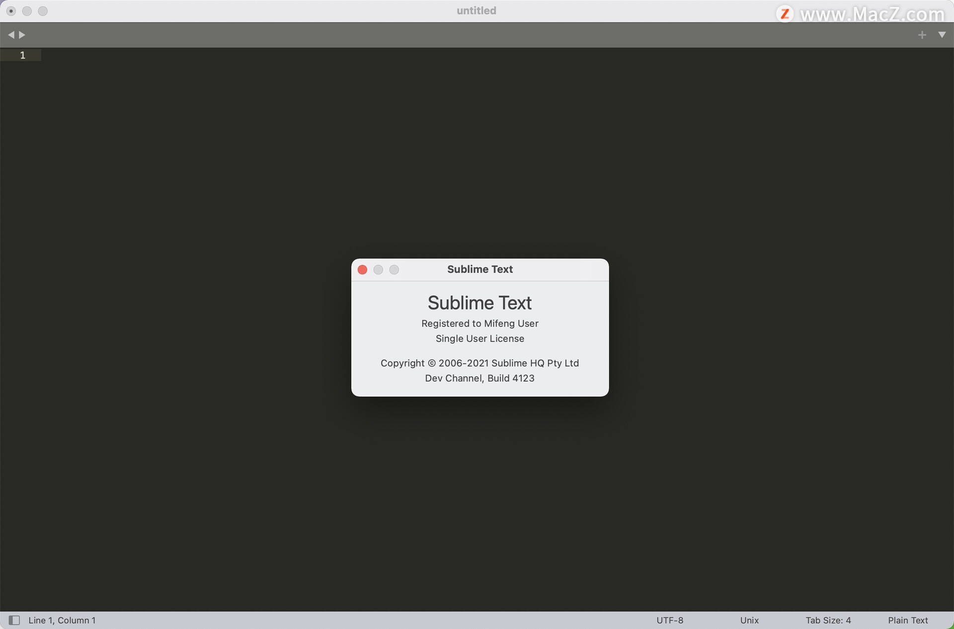 sublime text 4 for Mac(前端代码编辑神器)v4.0(4123) 中文注册版 - 图1