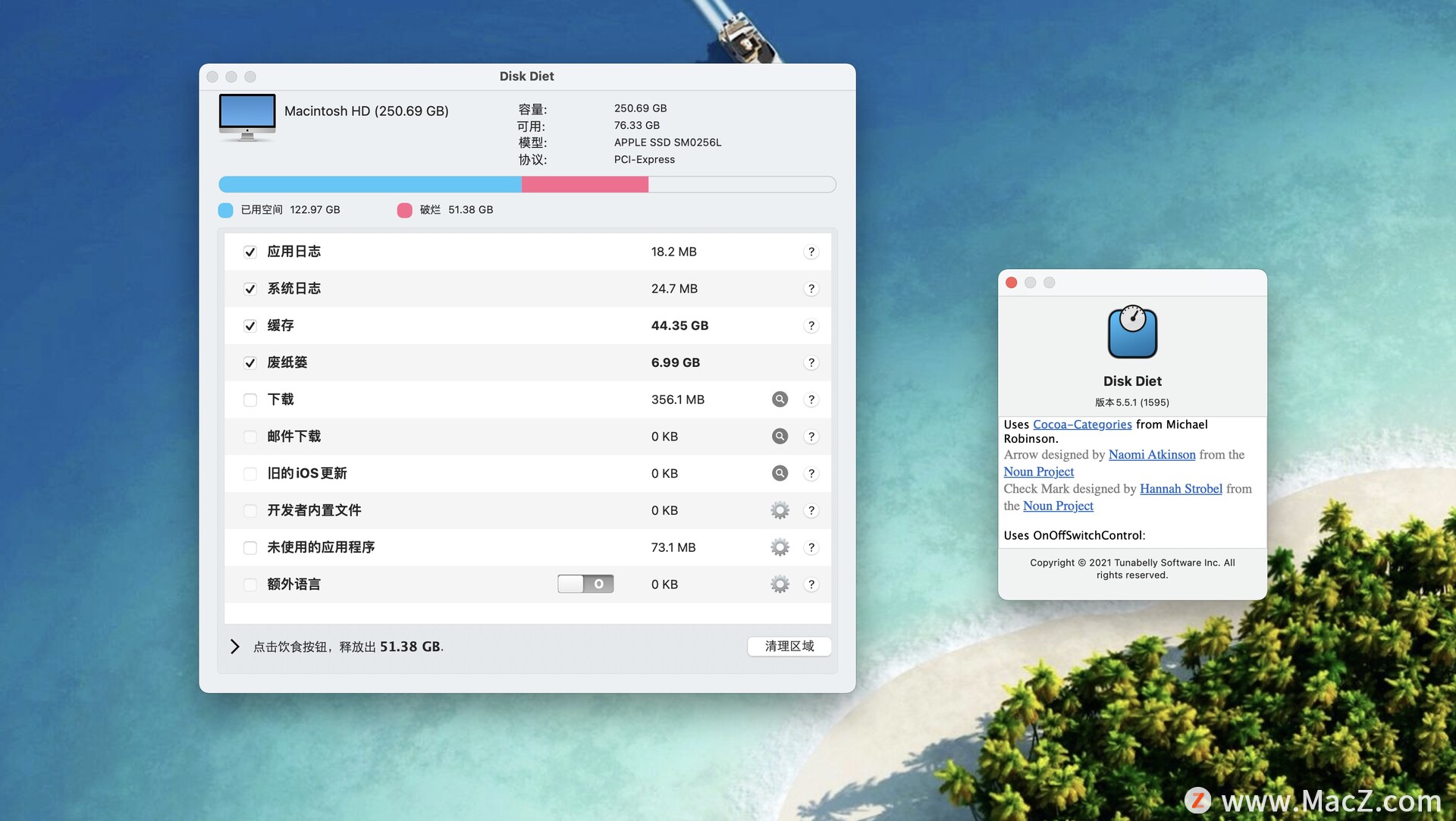 Disk Diet for mac (磁盘管理工具)v5.5.1(1595) - 图1