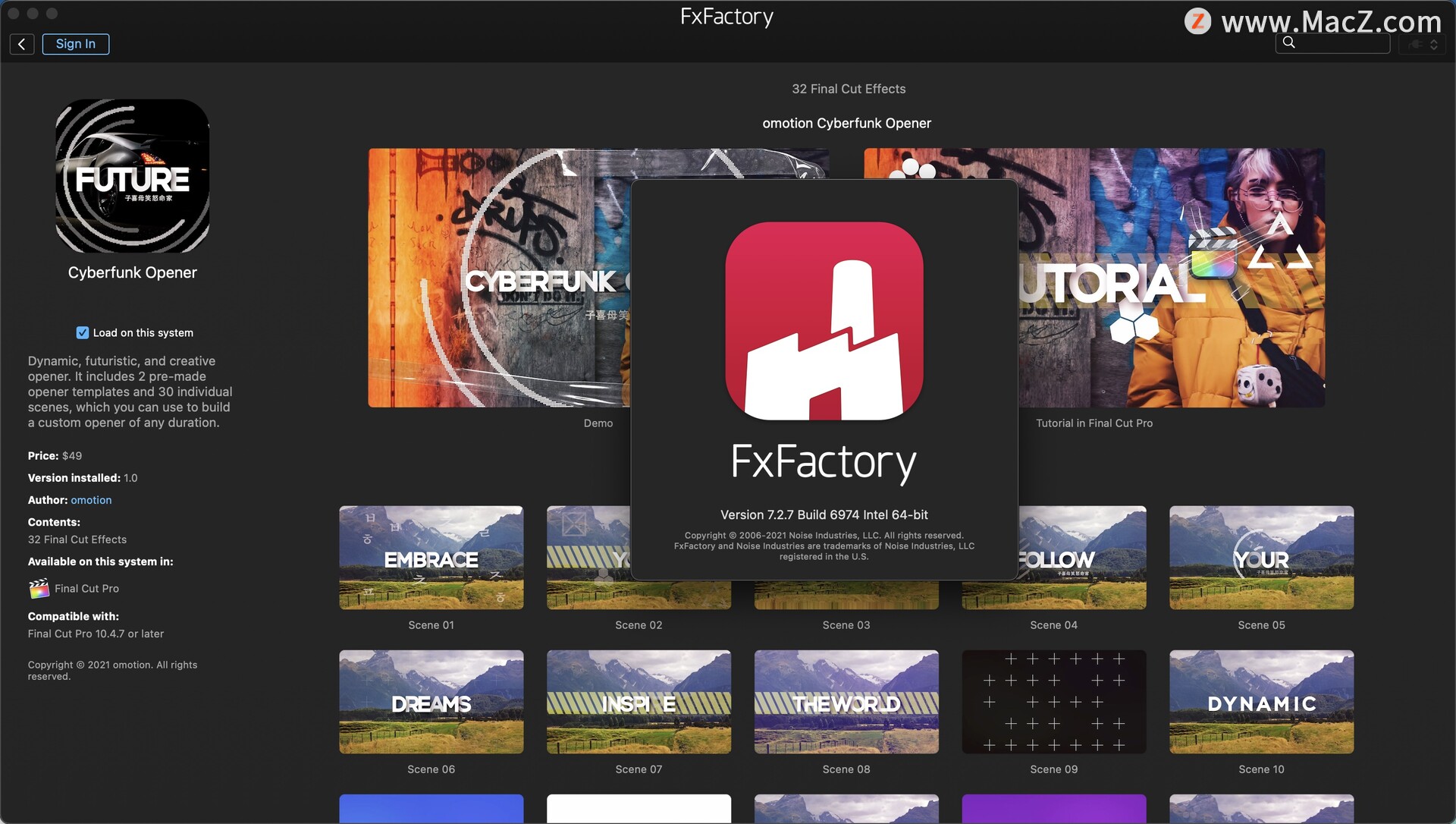 FxFactory 7 Pro for Mac(fcpx/ae/pr视觉特效插件包)v7.2.7(6974) - 图1