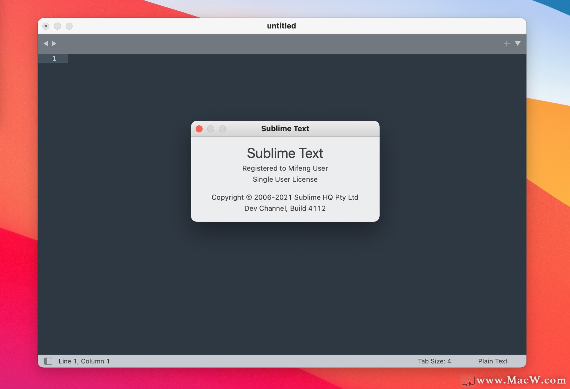 sublime text4 for Mac(代码编辑器) v4.0(4112)注册汉化版 - 图1