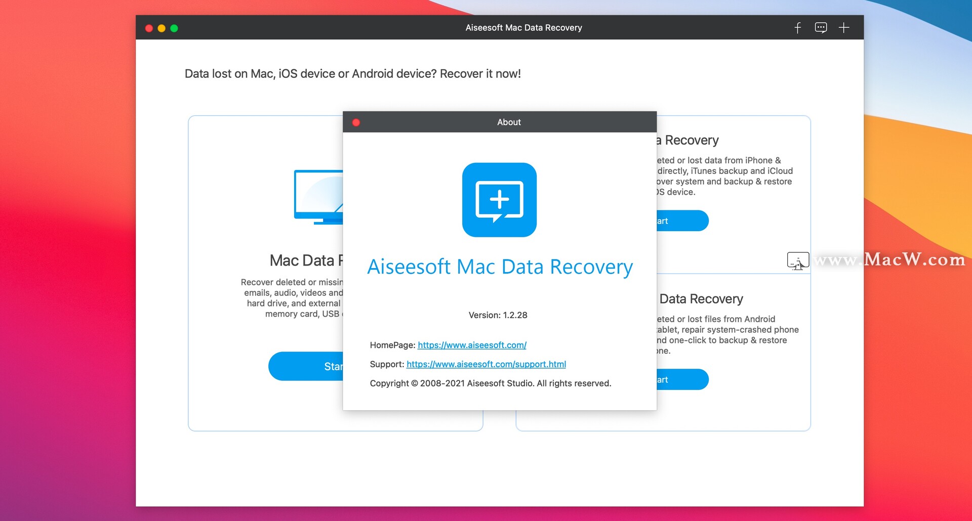 Mac数据恢复软件 Aiseesoft Data Recovery 1.2.28 - 图1