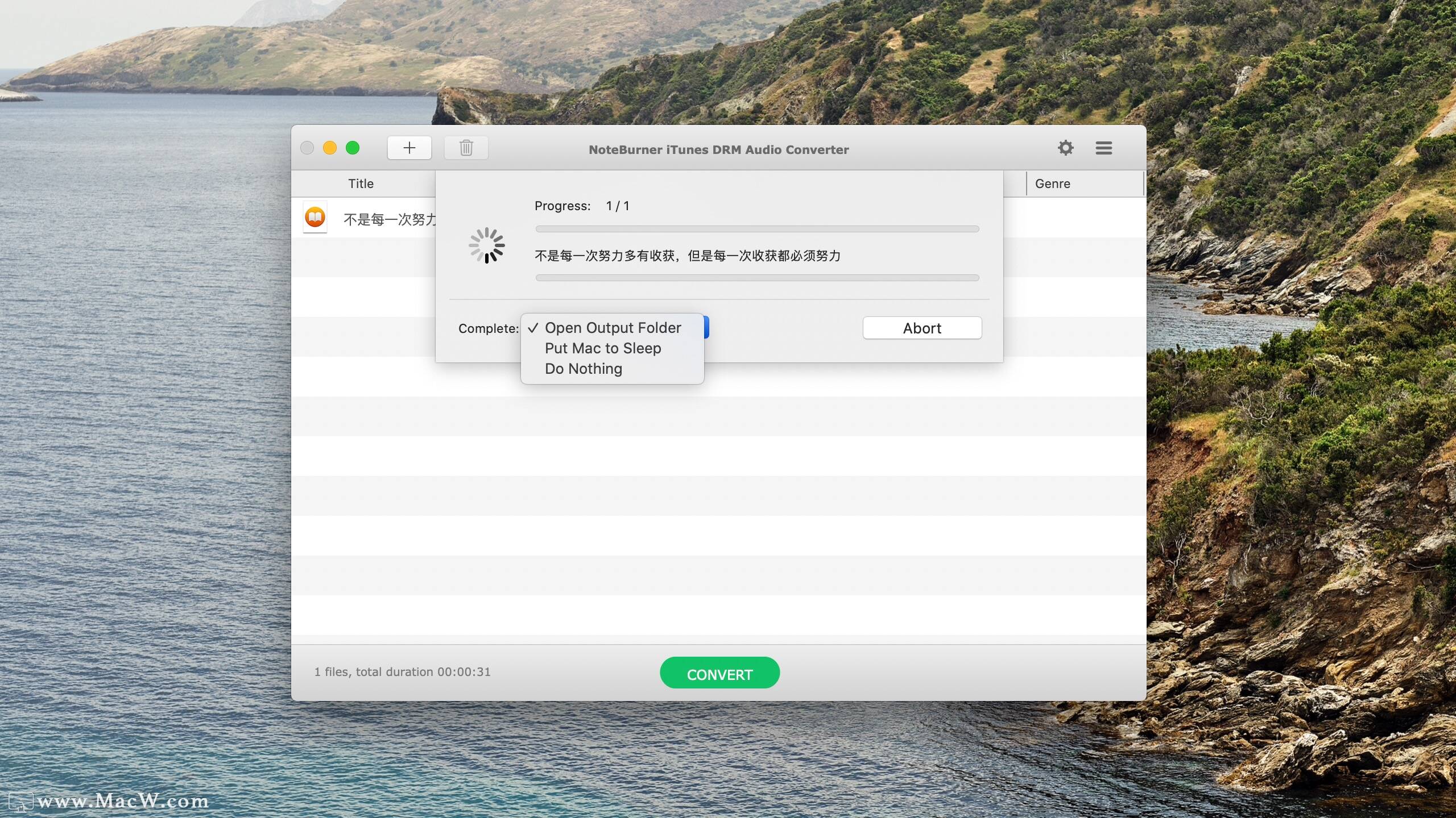 Mac 苹果DRM音频转换器 NoteBurner iTunes DRM Audio Converter 3.4.0 - 图3