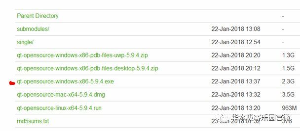 parent Directory submodules' single/ qt. opensource-windows.x86.pdb.files.uwpS9.4zip qt-opensource-windows-x86Sg_4exe qt.opensource-mac.x64-5_94.dmg [•nux-xö4-5.9 4 run nud5sumsbtt 22-Jan-2018 1308 2man-2018 12:54 2man.2018 2020 22-Jan-2018 20:12 22-Jan-2018 13:37 2Nan-2018 13:32 22-Jan-2018 13:20 1.3G 2.3G 3.5G