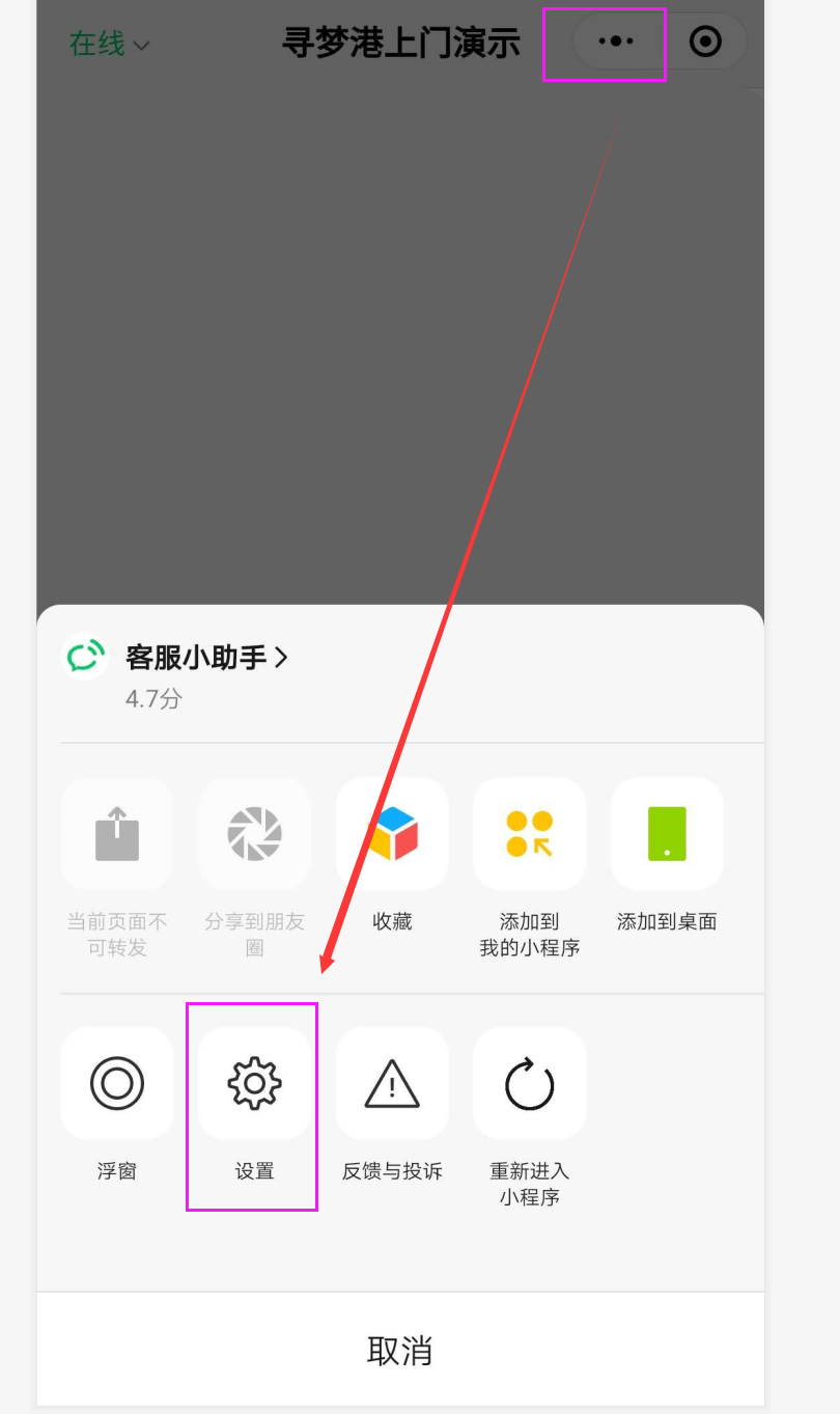 17）客服开启方法(小程序客服和微信客服两种方式)(图17)
