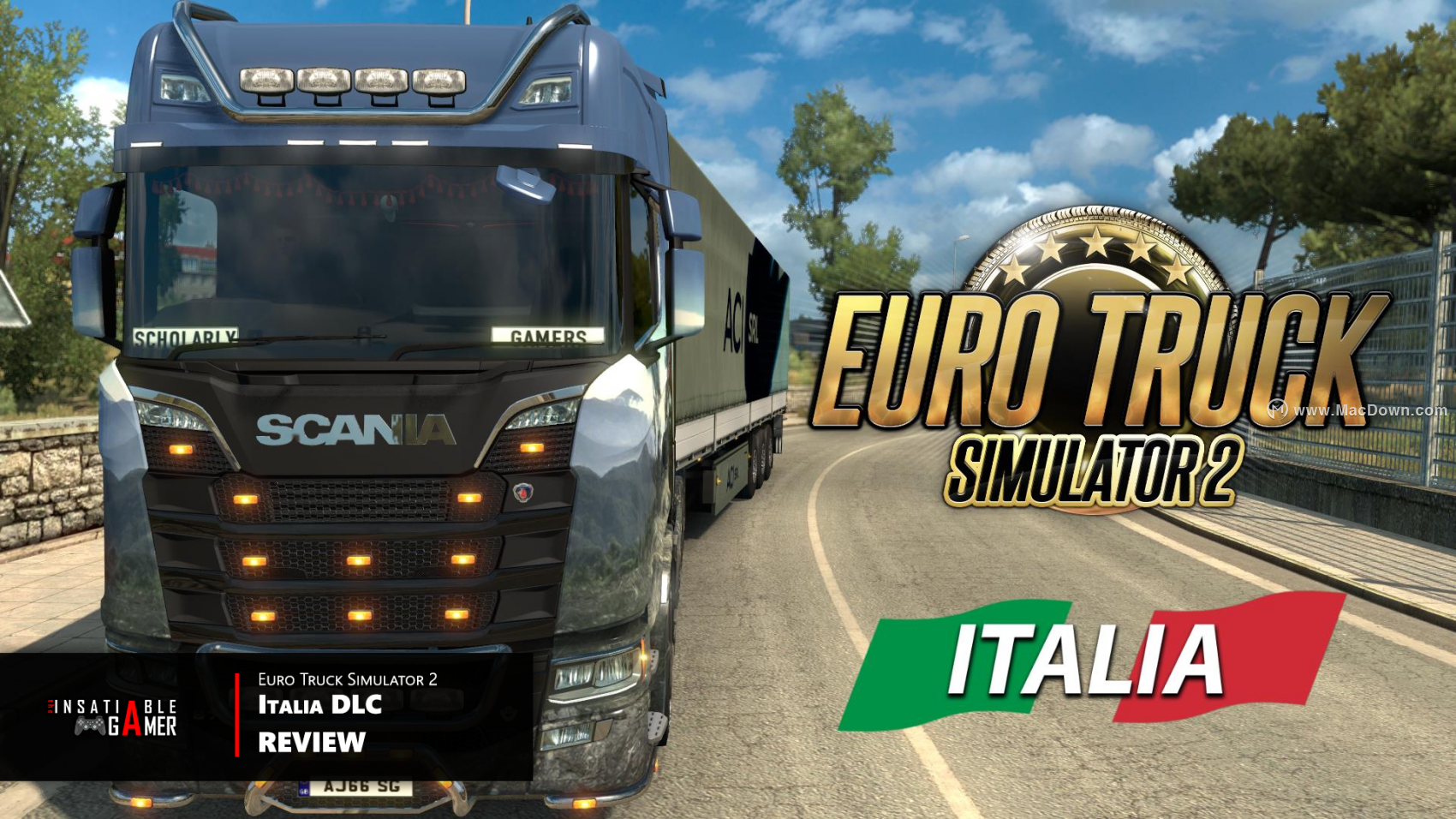 欧洲卡车模拟2意大利Euro Truck Simulator 2 Italia for Mac(模拟经营游戏)v1.42.1中文版 - 图1