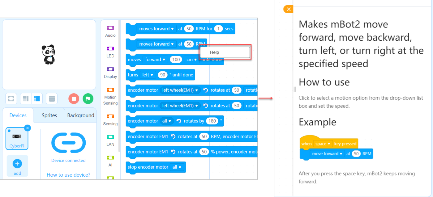 Programming mBot Neo with mBlock 5 – Makeblock Helping Center