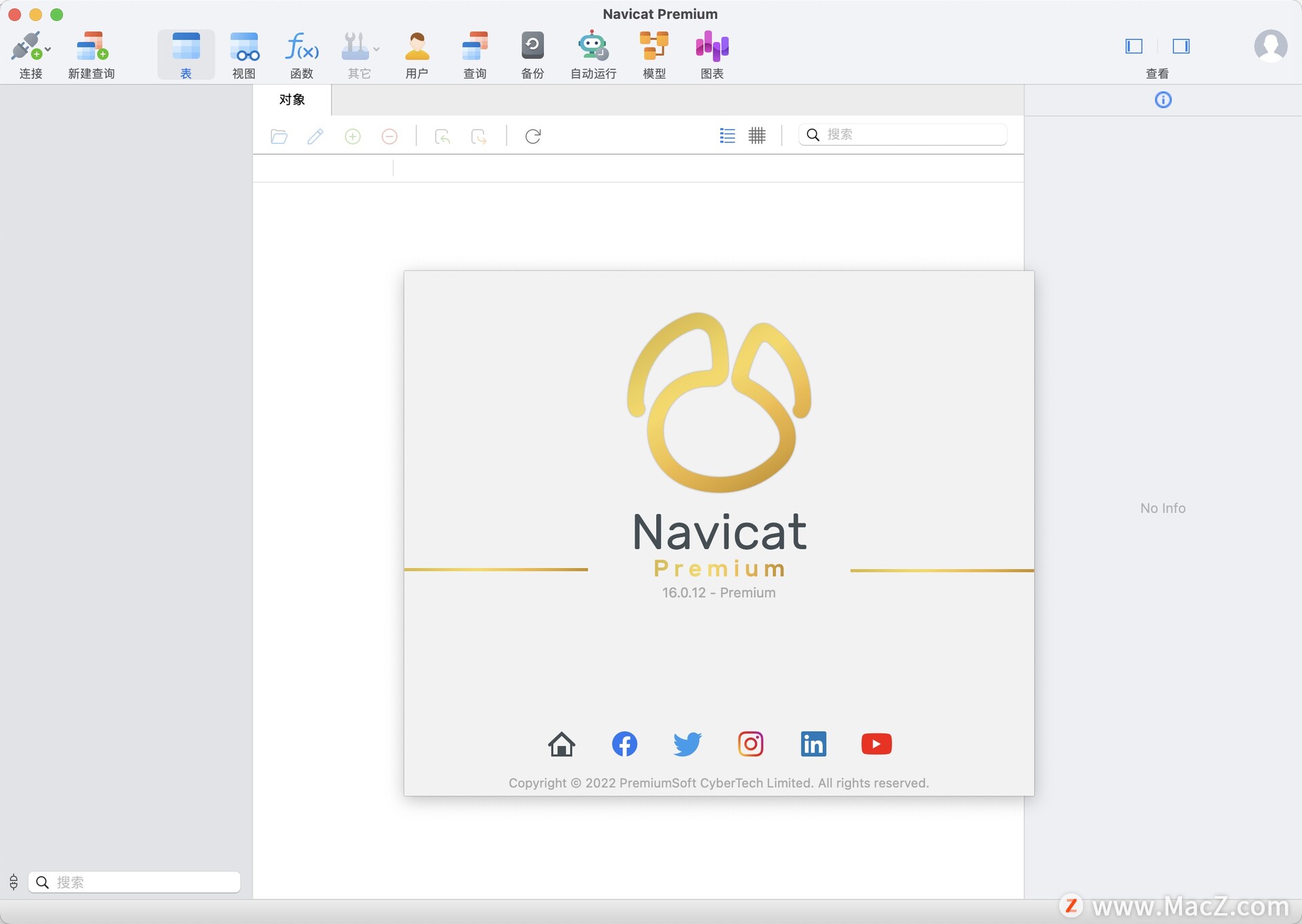 Navicat Premium Mac中文版 多连接数据库管理工具 - 图1