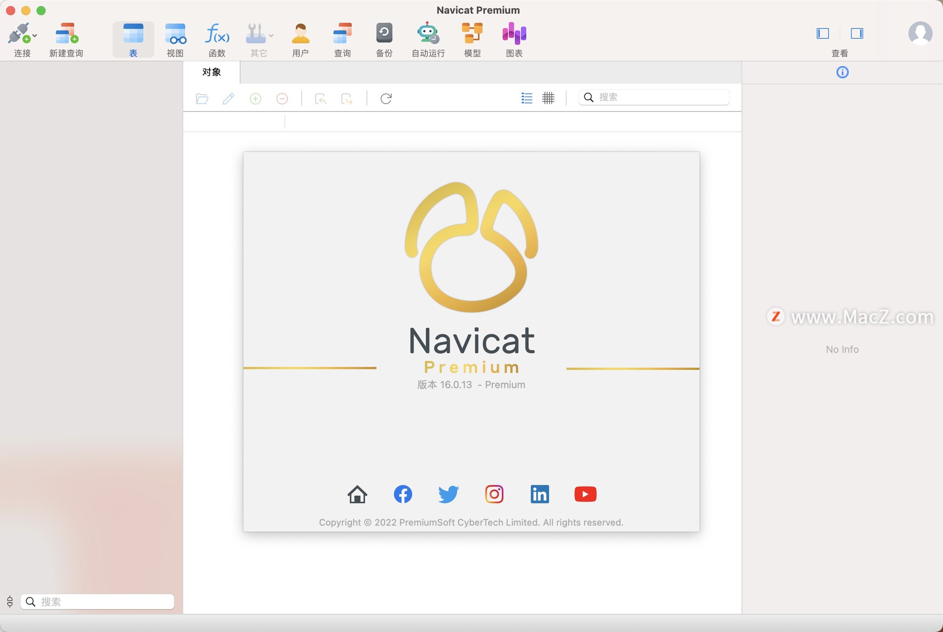 Navicat Premium 16Mac中文激活版(多连接数据库管理工具) - 图1