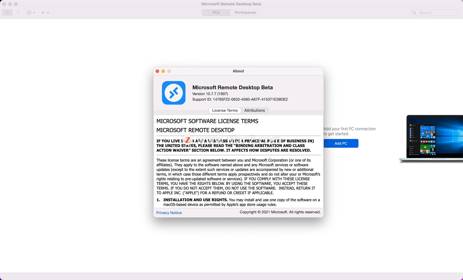 Microsoft Remote Desktop Mac版(微软远程连接工具)v10.7.7中英直装版 - 图1