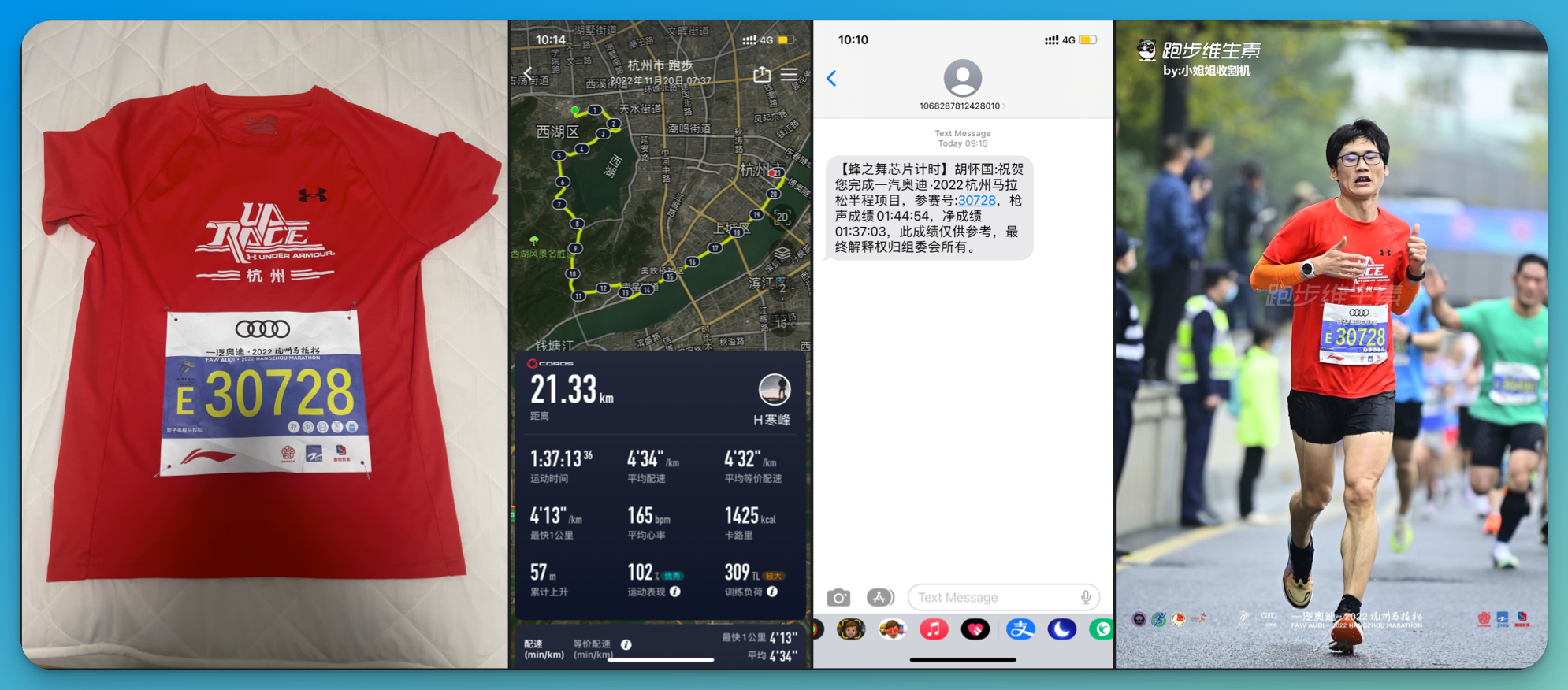 V2EX-我的 2022 杭州马拉松 - 第9张  | 牛C网(NiuL.Net)