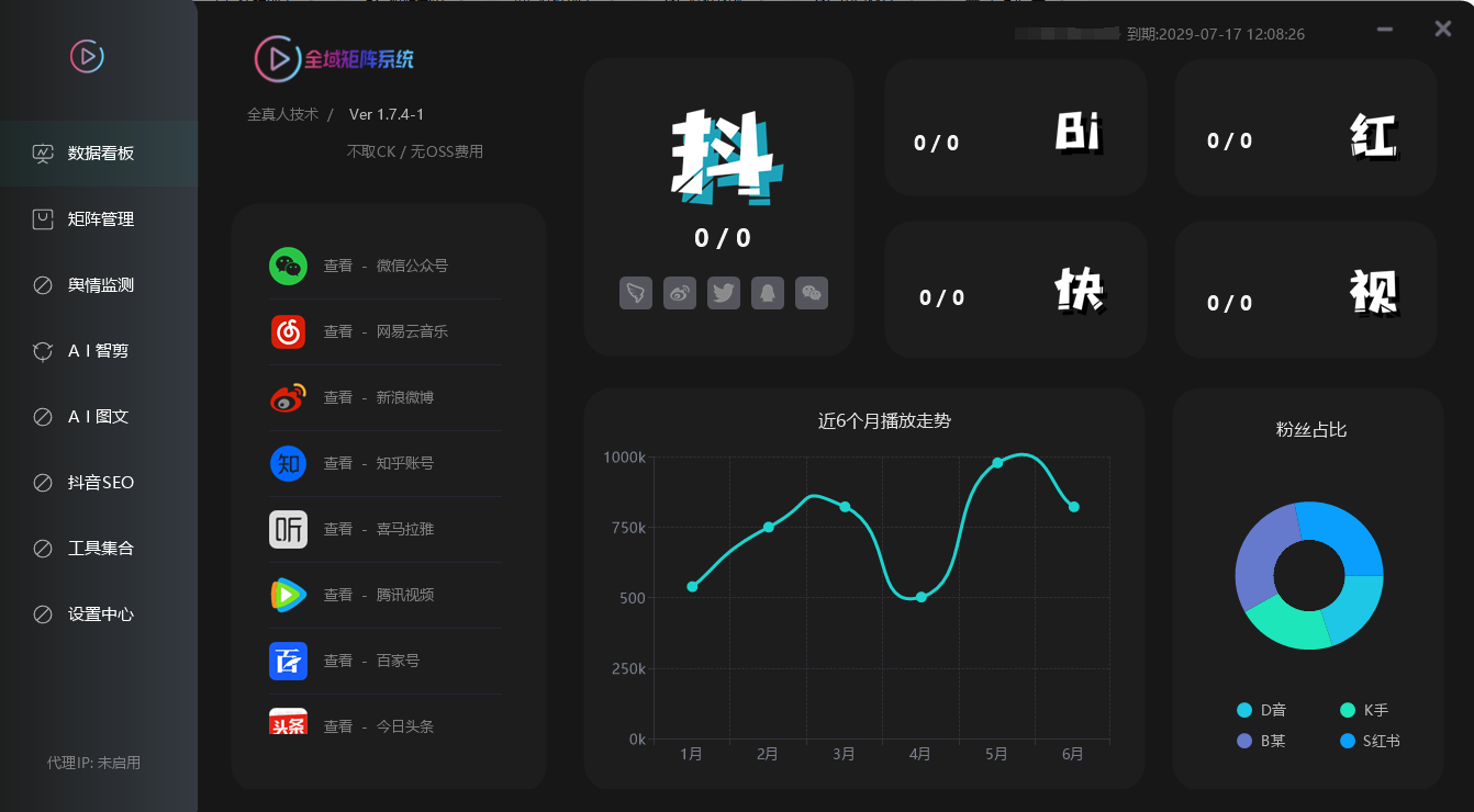 随心云股东专享 短视频矩阵系统