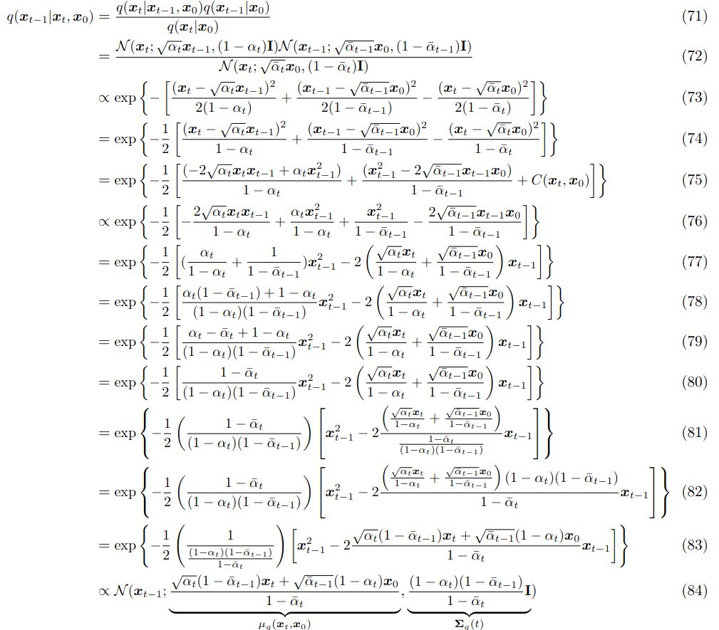 DDPM Coefficients