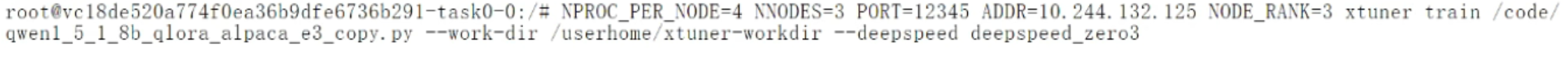 NODE_RANK= 3 对应第四台机器