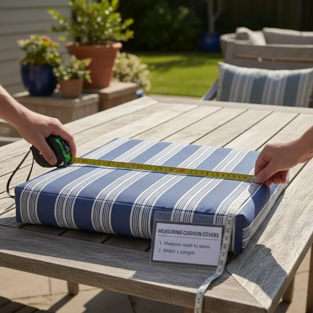 How to Measure Outdoor Cushion Covers