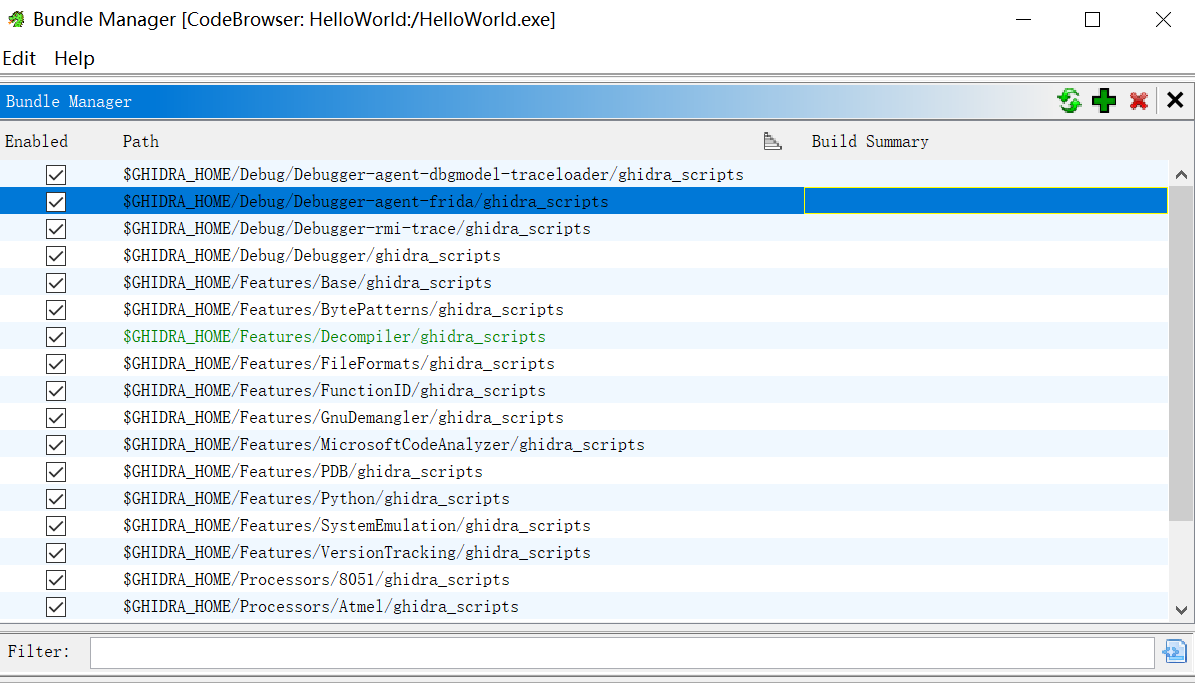 Figure 2.3 – Script directories