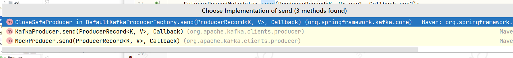 Producer发送方法