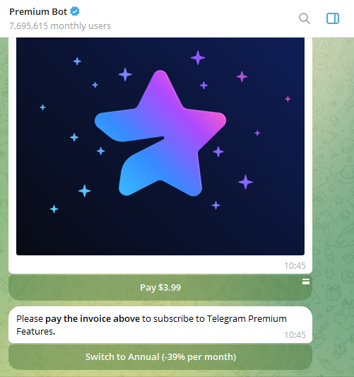 如何用VCC虚拟卡一键解锁Telegram Premium会员?