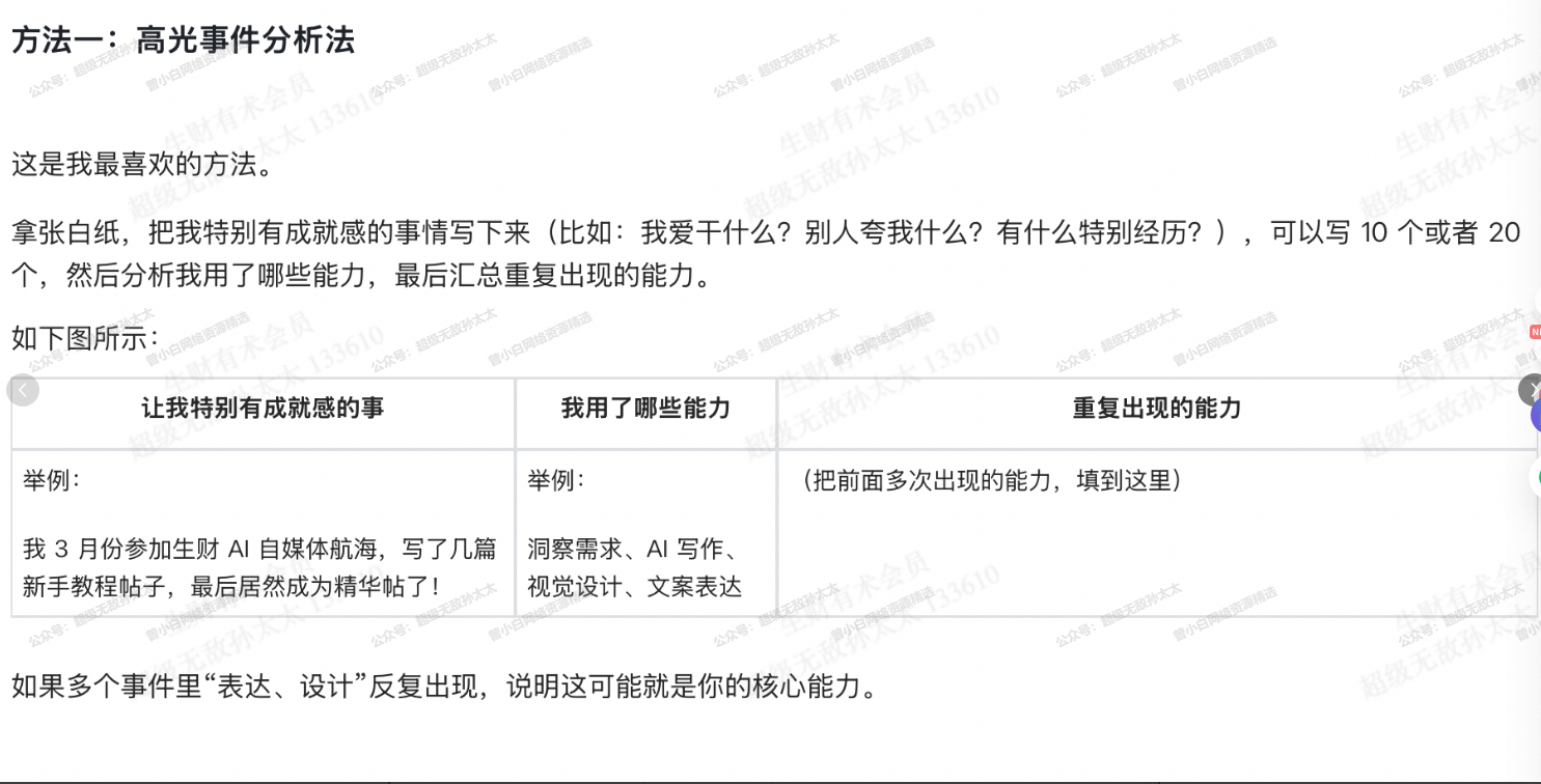 216 群分享：如何找到自己的定位？（一）