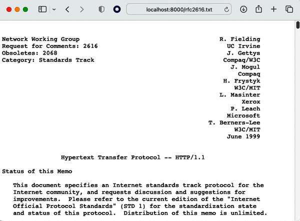 图4：根路径静态文件服务展示