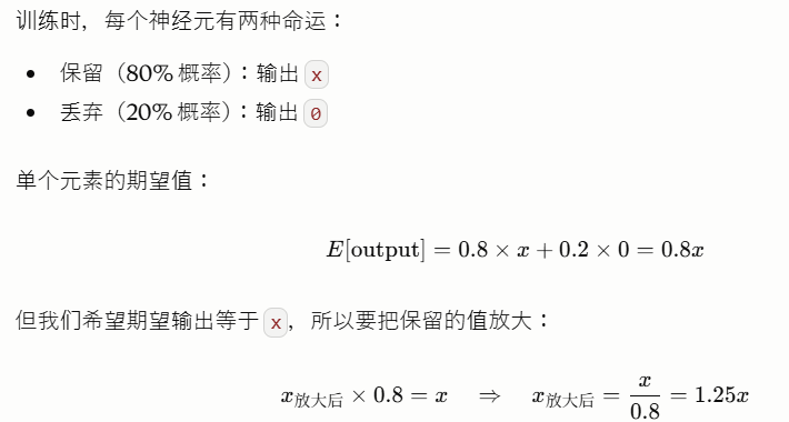 Dropout放大机制