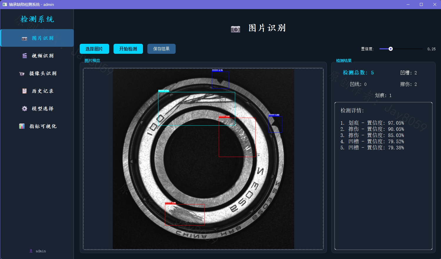 基于 YOLOv8 的轴承缺陷检测系统