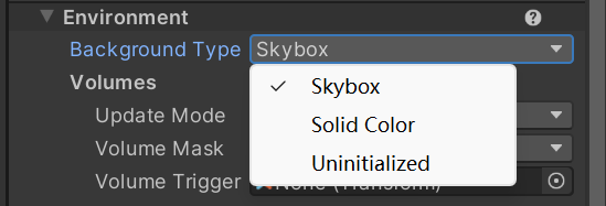 设置Background Type